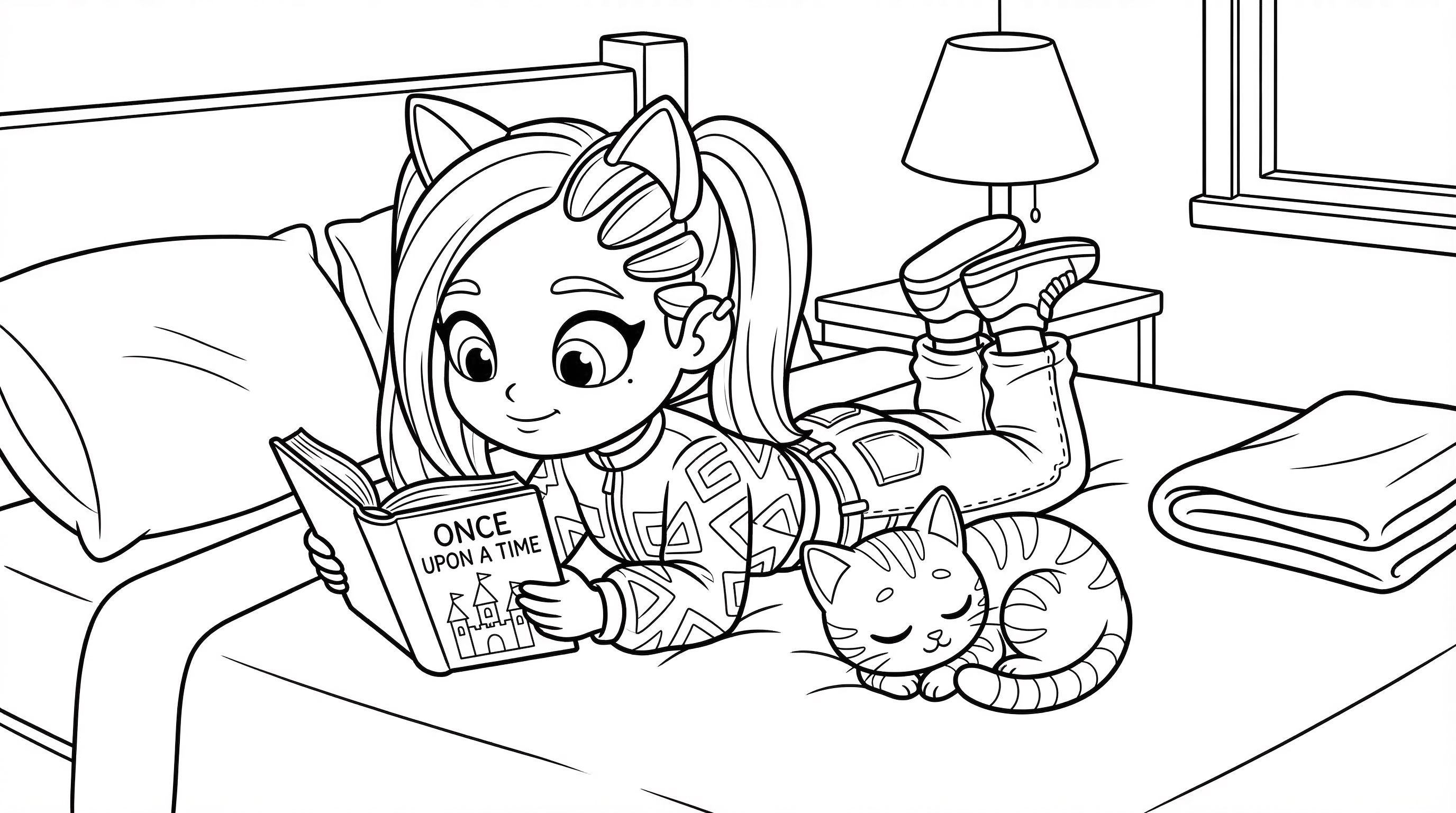 Dibujo mágico Lilicat Avatar World colorear Lectura