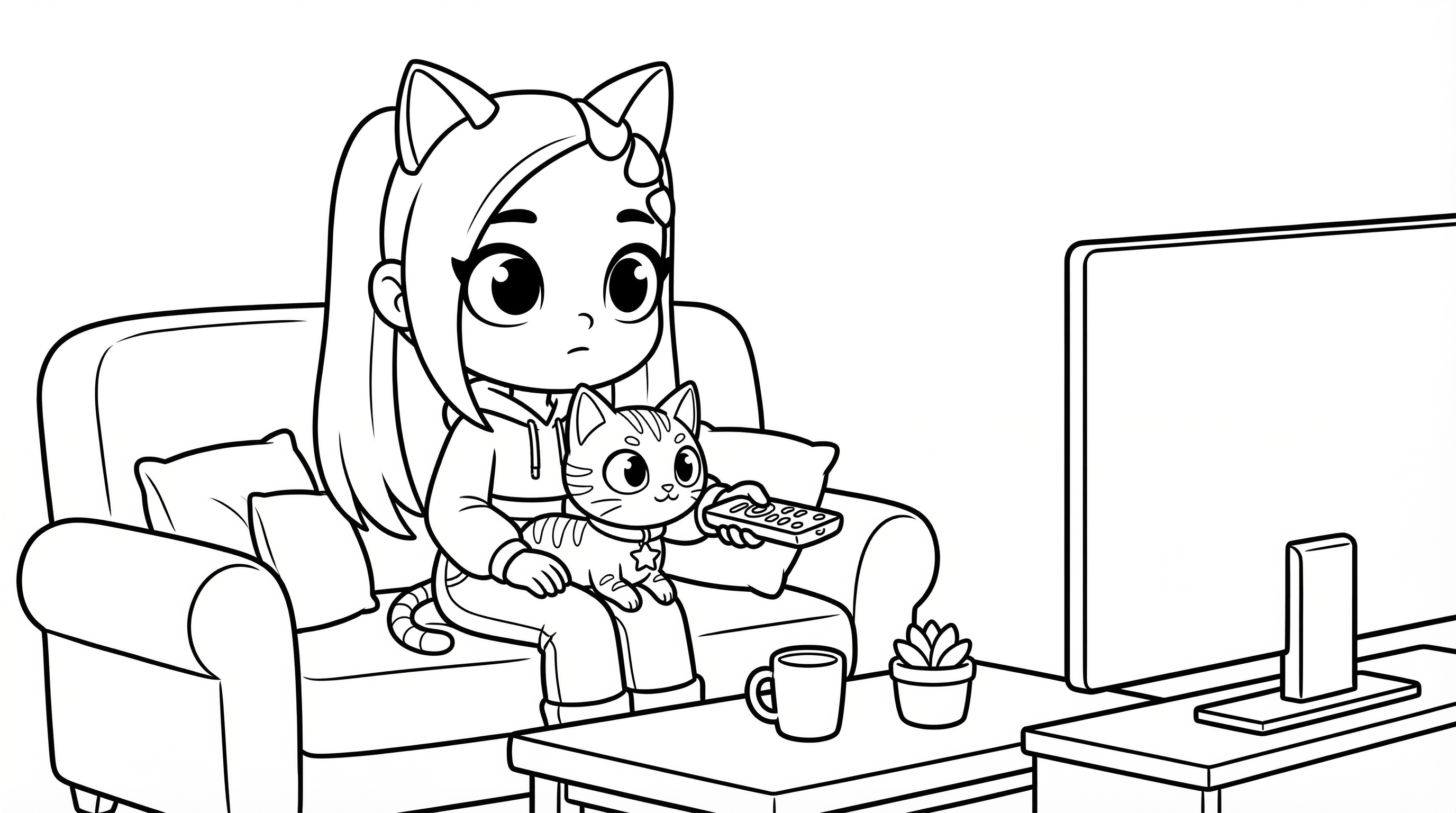 Dibujo mágico Lilicat Avatar World colorear Sofa